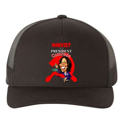 Marxist For President Comrade Kamala Harris Funny President Yupoong Adult 5-Panel Trucker Hat