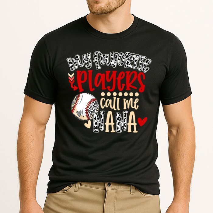 My Favorite Player Calls Me Nana Baseball Cooling Performance Crew T-Shirt