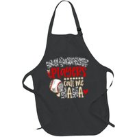 My Favorite Player Calls Me Nana Baseball Full-Length Apron With Pockets