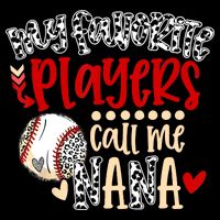 My Favorite Player Calls Me Nana Baseball Full-Length Apron With Pockets