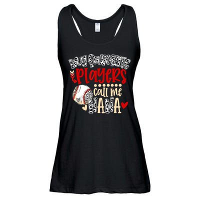 My Favorite Player Calls Me Nana Baseball Ladies Essential Flowy Tank