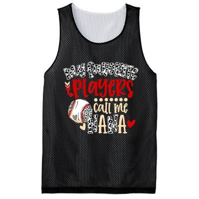 My Favorite Player Calls Me Nana Baseball Mesh Reversible Basketball Jersey Tank