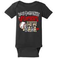 My Favorite Player Calls Me Nana Baseball Baby Bodysuit