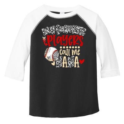 My Favorite Player Calls Me Nana Baseball Toddler Fine Jersey T-Shirt