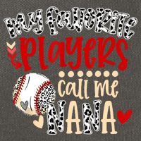 My Favorite Player Calls Me Nana Baseball Cotton Canvas Backpack