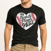 My Favorite Player Calls Me Nana Baseball Heart Cute Grandma Cooling Performance Crew T-Shirt
