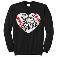 My Favorite Player Calls Me Nana Baseball Heart Cute Grandma Sweatshirt