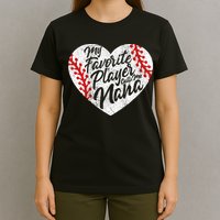 My Favorite Player Calls Me Nana Baseball Heart Cute Grandma T-Shirt