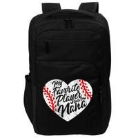 My Favorite Player Calls Me Nana Baseball Heart Cute Grandma Impact Tech Backpack