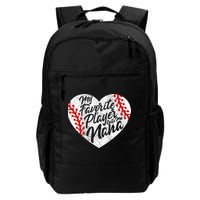 My Favorite Player Calls Me Nana Baseball Heart Cute Grandma Backpack