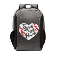 My Favorite Player Calls Me Nana Baseball Heart Cute Grandma Vector Backpack