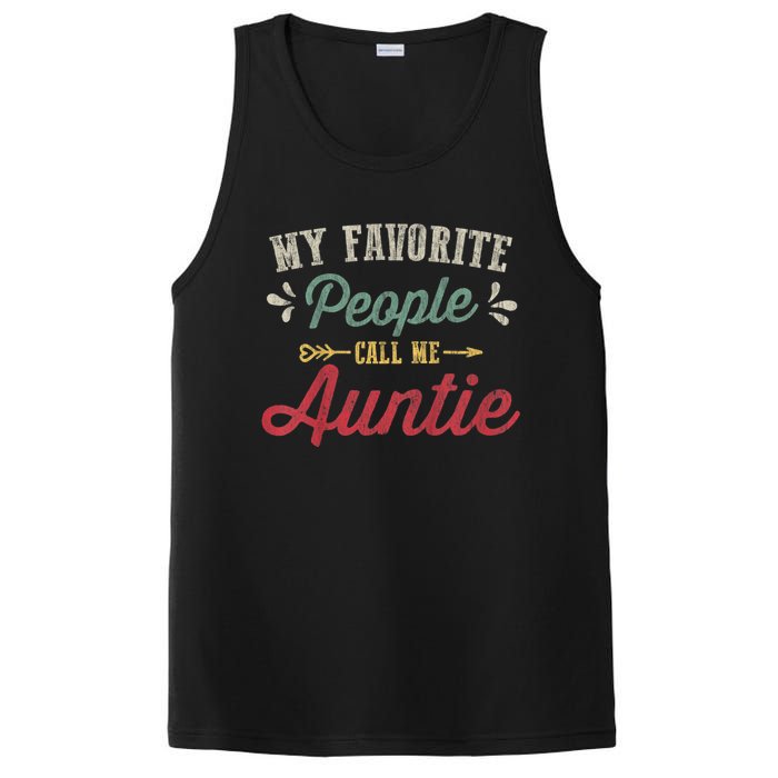 My Favorite People Call Me Auntie PosiCharge Competitor Tank