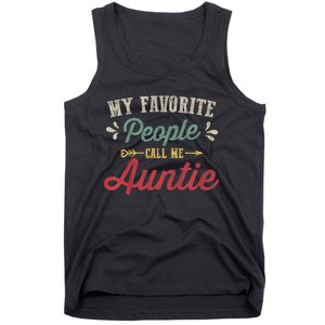 My Favorite People Call Me Auntie Tank Top