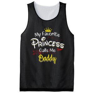 My Favorite Princess Calls Me Daddy Mesh Reversible Basketball Jersey Tank