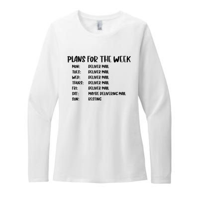 Mailman  Funny Postal Womens CVC Long Sleeve Shirt