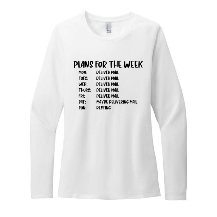 Mailman  Funny Postal Womens CVC Long Sleeve Shirt