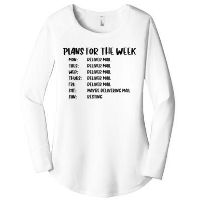 Mailman  Funny Postal Women's Perfect Tri Tunic Long Sleeve Shirt