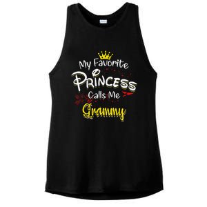 My Favorite Princess Calls Me Grammy Ladies PosiCharge Tri-Blend Wicking Tank