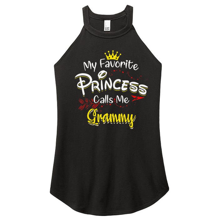 My Favorite Princess Calls Me Grammy Women's Perfect Tri Rocker Tank