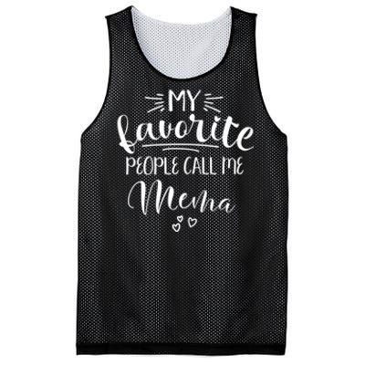 My Favorite People Call Me Mema Mesh Reversible Basketball Jersey Tank