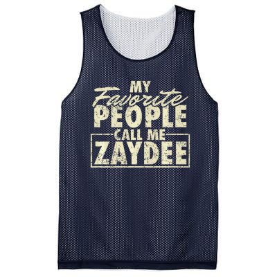 My Favourite People Call Me Zaydee For Grandpa Premium Mesh Reversible Basketball Jersey Tank