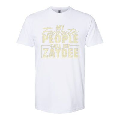 My Favourite People Call Me Zaydee For Grandpa Premium Softstyle® CVC T-Shirt