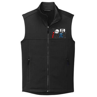 Maths Funny Pi Be Rational Get Real Mathematics Gift Collective Smooth Fleece Vest