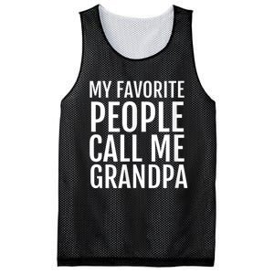 My Favorite People Call Me Grandpa Mesh Reversible Basketball Jersey Tank