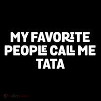 My Favorite People Call Me Tata Wool Snapback Cap