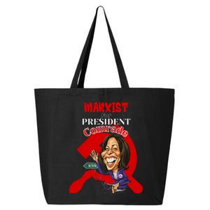 Marxist For President Comrade Kamala Harris Funny President 25L Jumbo Tote