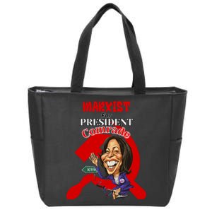 Marxist For President Comrade Kamala Harris Funny President Zip Tote Bag