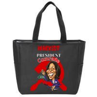 Marxist For President Comrade Kamala Harris Funny President Zip Tote Bag