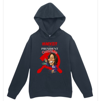 Marxist For President Comrade Kamala Harris Funny President Urban Pullover Hoodie