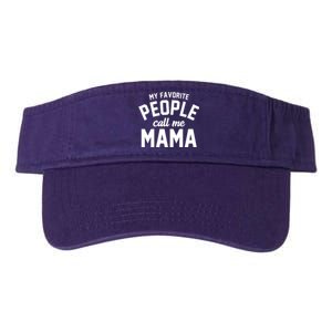 My Favorite People Call Me Mama Valucap Bio-Washed Visor