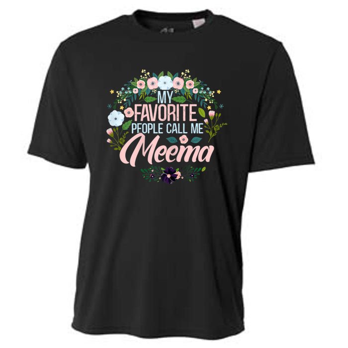 My Favorite People Call Me Meema Cooling Performance Crew T-Shirt