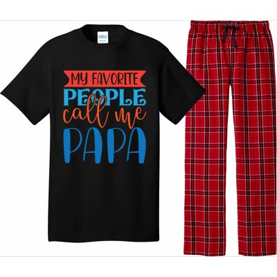 My Favorite People Call Me Papa Pajama Set