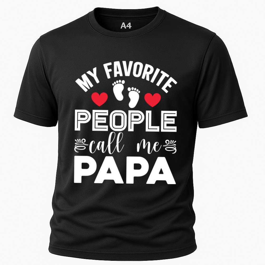 My Favorite People Call Me Papa Cooling Performance Crew T-Shirt