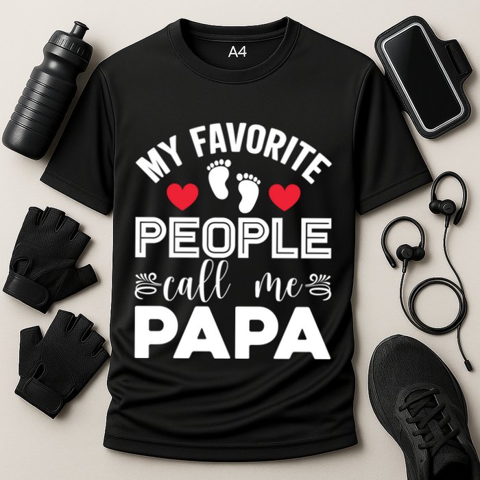 My Favorite People Call Me Papa Cooling Performance Crew T-Shirt