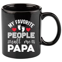 My Favorite People Call Me Papa 11oz C Handle Ceramic Mug