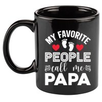 My Favorite People Call Me Papa 11oz C Handle Ceramic Mug