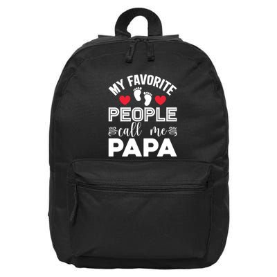 My Favorite People Call Me Papa 16 in Basic Backpack