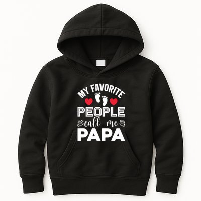 My Favorite People Call Me Papa Kids Hoodie