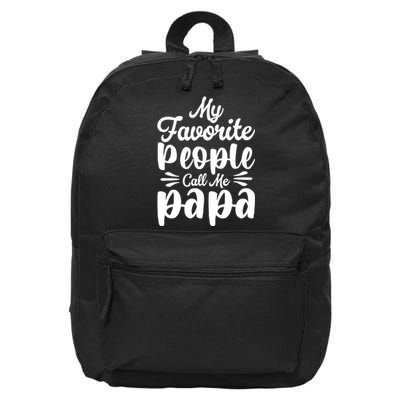 My Favorite People Call Me Papa 16 in Basic Backpack