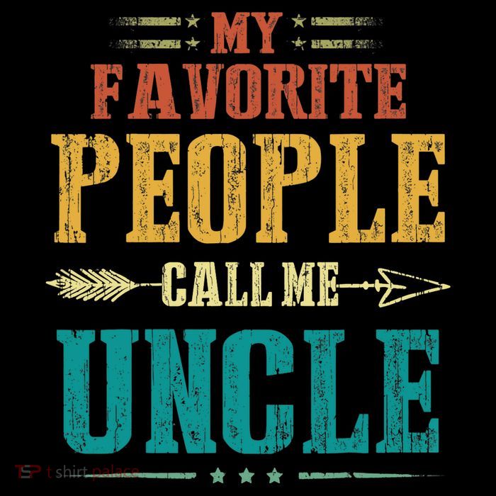My Favorite People Call Me Uncle Funny Fathers Day Tall T-Shirt