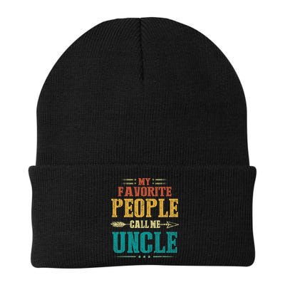 My Favorite People Call Me Uncle Funny Fathers Day Beanie