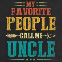 My Favorite People Call Me Uncle Funny Fathers Day Microfiber Hand Towel