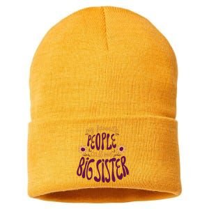 My Favorite People Call Me Big Sister Cute Gift Sustainable Knit Beanie