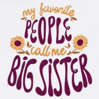 My Favorite People Call Me Big Sister Cute Gift Bucket Hat