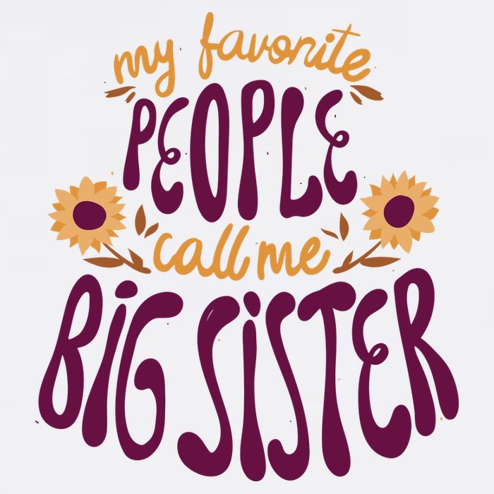 My Favorite People Call Me Big Sister Cute Gift Bucket Hat