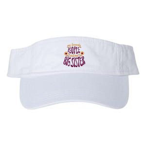 My Favorite People Call Me Big Sister Cute Gift Valucap Bio-Washed Visor